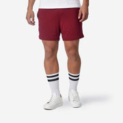 4" Pocket Lounge Short ~ Burgundy