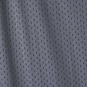 Close up detail shot of grey mesh material.