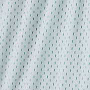 Close up detail shot of white mesh material.