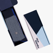 Monogram sock box 3 pack of socks.
