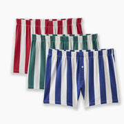Slim Fit Boxers ~ Cabana Stripe 3 Pack